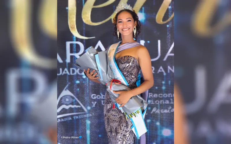 La señorita Paola Roblero es la representante de Río San Juan en Reinas Nicaragua 2026
