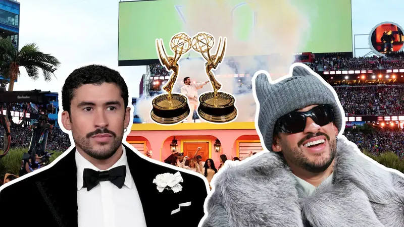 Bad Bunny hace historia en los Emmy 2026 con su medio tiempo del Super Bowl LX