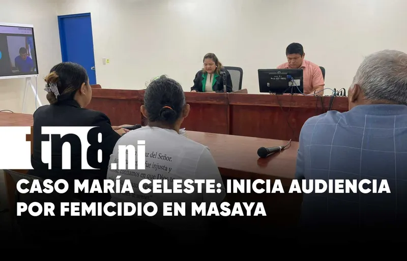 “Justicia para María Celeste”: inicia audiencia por femicidio en Masaya
