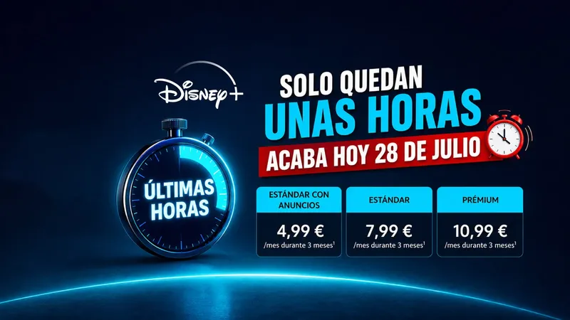 Disney+ pone fin a su promoción de 3 meses: últimas horas para conseguir descuento