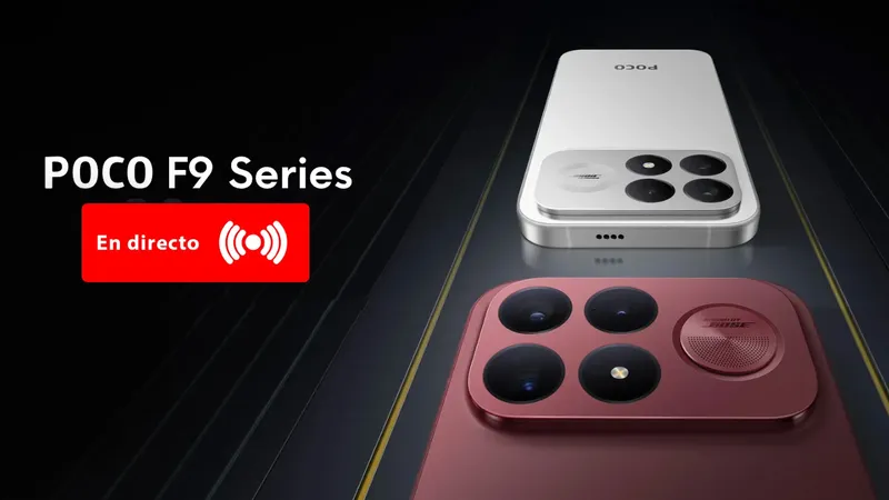 Sigue la presentación de los POCO F9 Series en directo