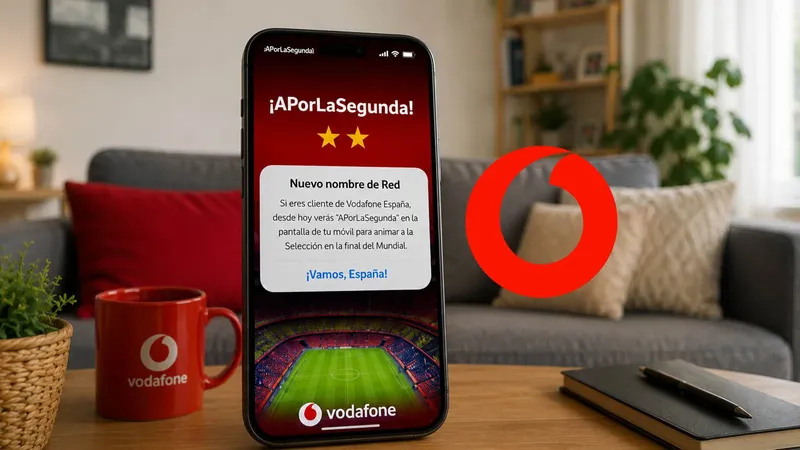 Vodafone cambia el nombre de su red móvil y ahora verás que se llama APorLaSegunda