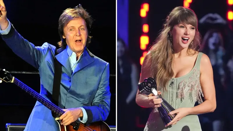 Paul McCartney compara el impacto global de Taylor Swift con la Beatlemanía