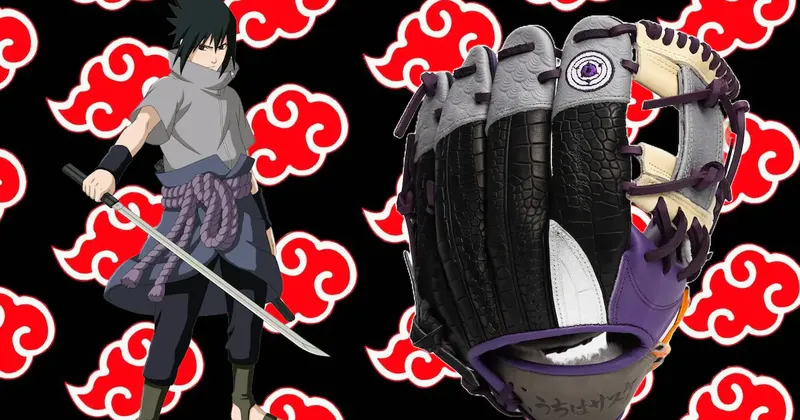 Naruto tendrá un guante de béisbol inspirado en Sasuke Uchiha que cuesta casi $500 USD