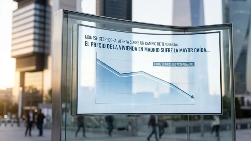 Montse Cespedosa, alerta sobre un cambio de tendencia: “el precio de la vivienda en Madrid sufre la mayor caída…”