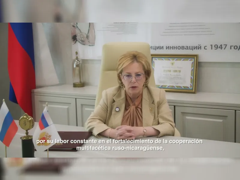 Mensaje de la Doctora Veronika Skvortsova para el X Congreso Farmacéutico Internacional en Managua