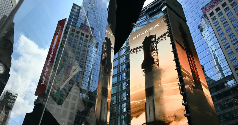 Repunte de US$750.000 millones de SpaceX rompe la racha bajista de la acción tras su salida a bolsa