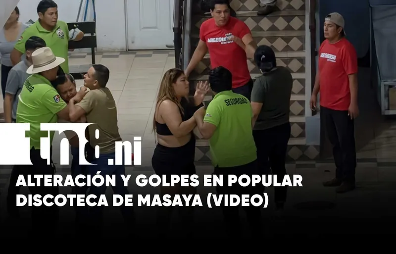 Bochornoso: Se arma pleito en popular discoteca de Masaya (VIDEO)