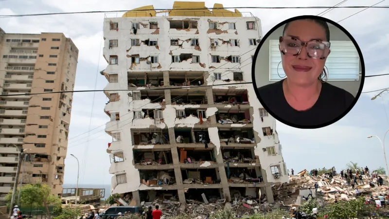 Hermano de Alicia Machado huía del sismo en muletas y se salvó gracias a un héroe anónimo