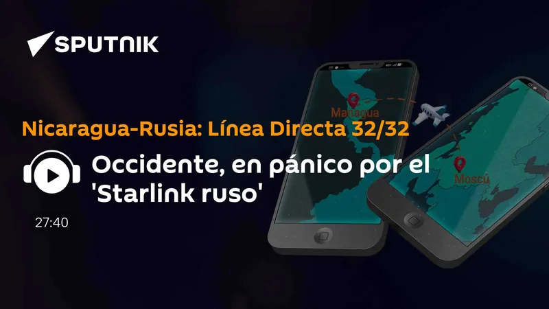 Occidente, en pánico por el 'Starlink ruso'