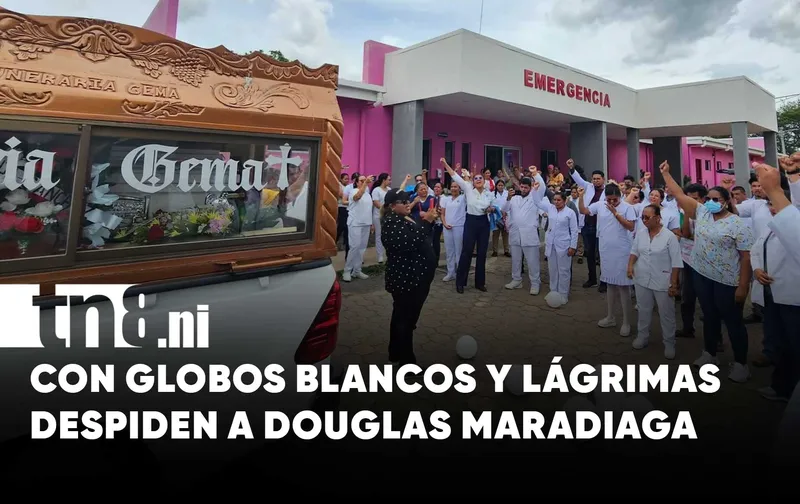 Somotillo despide con dolor a Douglas Maradiaga, servidor incansable de la salud