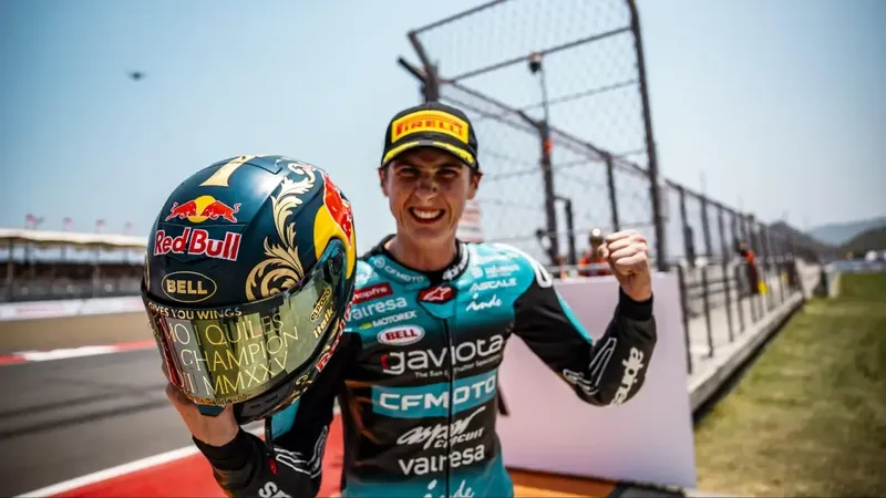 Máximo Quiles conquista el título en Indonesia como hacen los elegidos: ganando la carrera