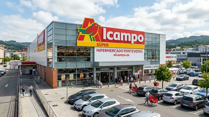 El supermercado de Alcampo en Mos ya abre los 365 días del año tras una reforma de un millón de euros