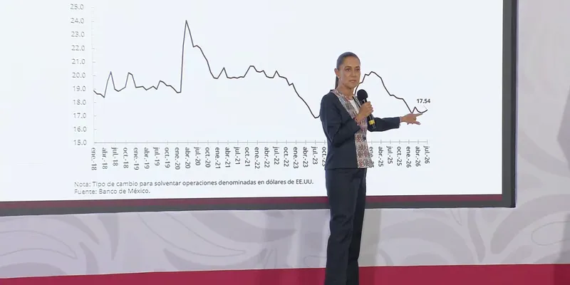 Sheinbaum descarta impacto económico por revisión del T-MEC y destaca fortaleza del peso