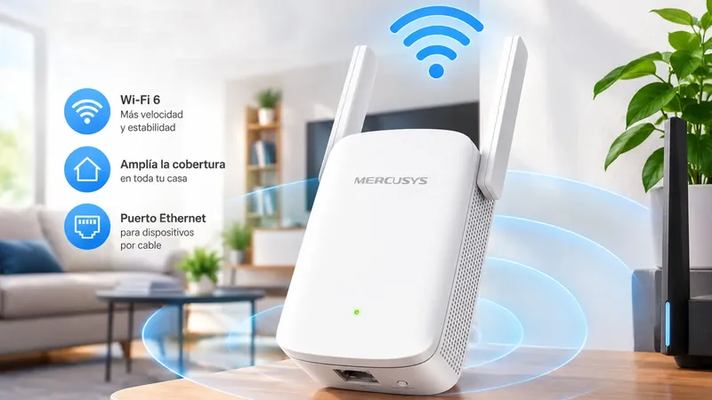 El repetidor WiFi 6 que no para de venderse en Amazon ahora te cuesta menos: «Amplía la señal por toda la casa»