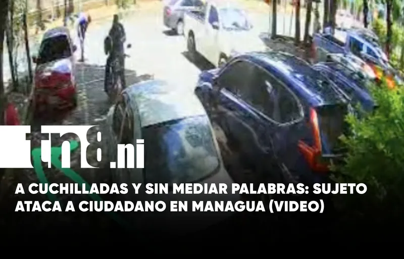 A sangre fría y sin mediar palabras, sujeto atacó con un cuchillo a un...