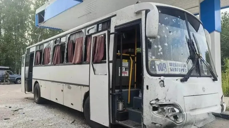 Más de una decena de heridos en un ataque ucraniano con drones contra un autobús en Bélgorod