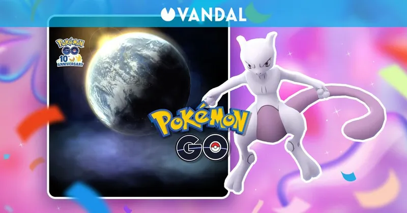 Pokémon GO regala un Mewtwo muy especial por sus 10 años de vida, solo por tiempo limitado