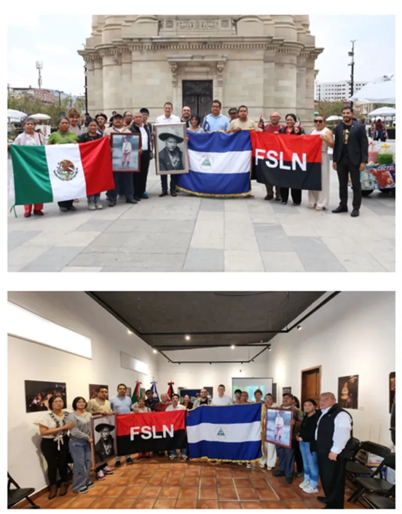 Conmemoran natalicio de Sandino en la ciudad de Pachuca, México