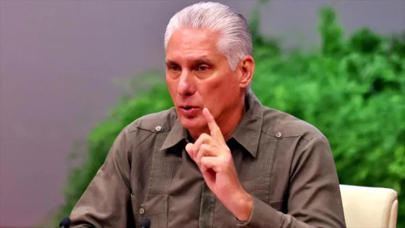 Así replica Díaz-Canel al mapa de Trump: Cuba jamás volverá a ser colonia