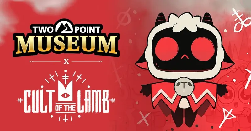 Two Point Museum recibe una inesperada colaboración con Cult of the Lamb que ya puedes disfrutar gratis