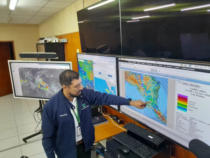 Una semana más fresca con lluvias por bajas presiones y onda tropical, pronostica Ineter