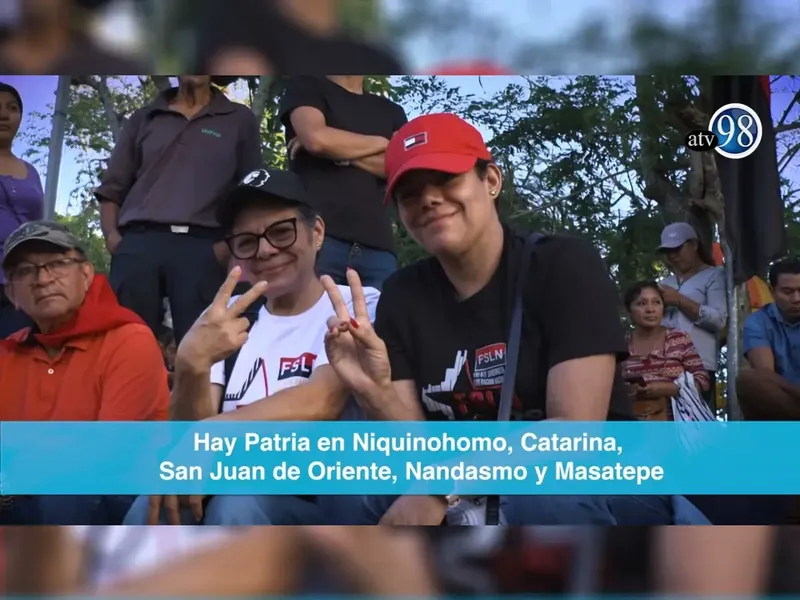 Hay Patria en Niquinohomo, Catarina, San Juan de Oriente, Nandasmo y Masatepe