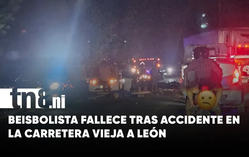 Muere beisbolista tras sufrir un fuerte accidente en la carretera Vieja a León