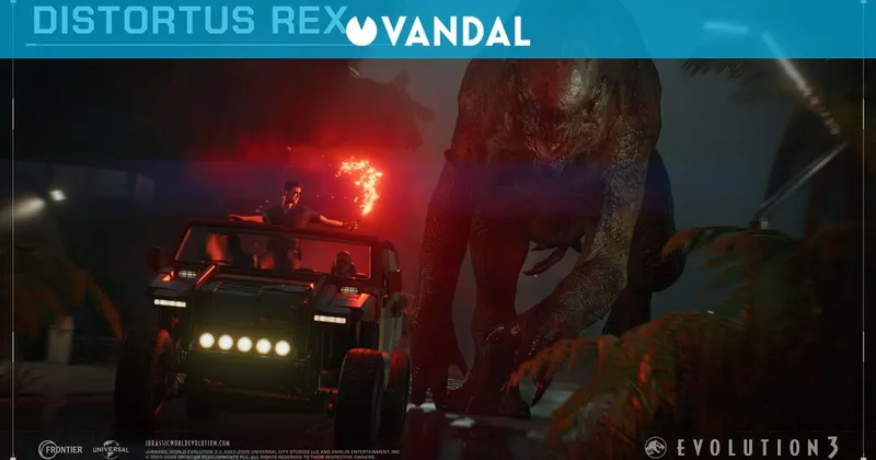 Jurassic World Evolution 3 anuncia Expansión El Renacer, un DLC inspirado en Jurassic World: El renacer