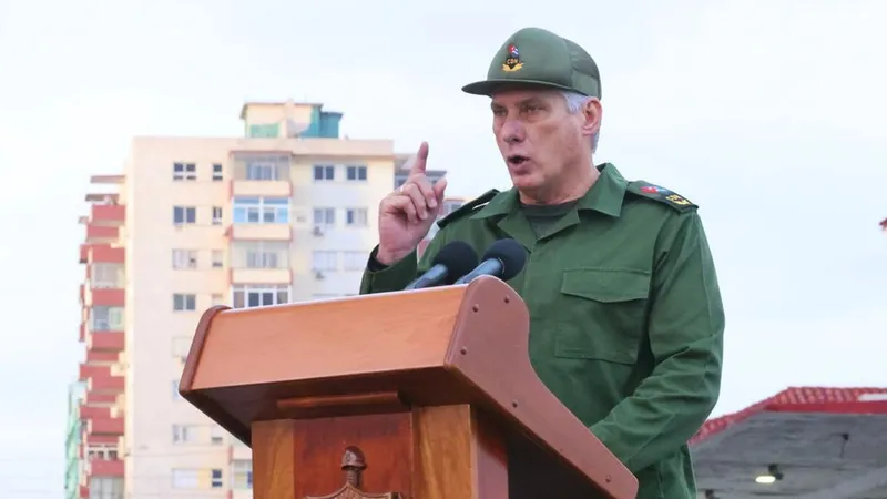 Díaz-Canel agradece a México por la movilización en solidaridad con Cuba