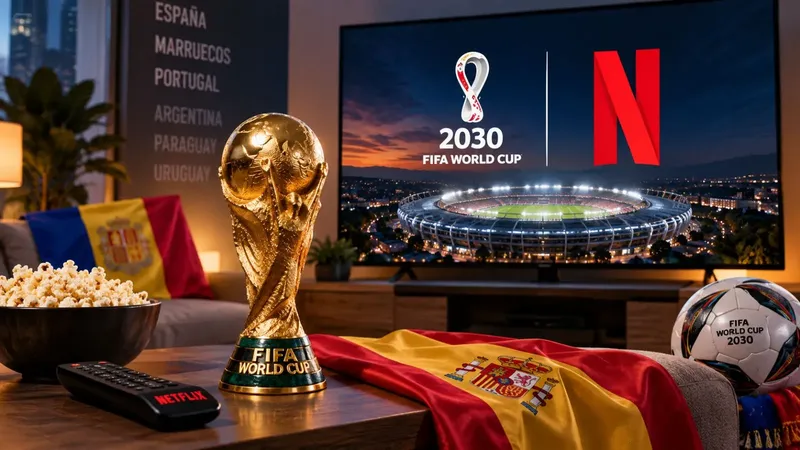 Netflix emitirá los 104 partidos del Mundial 2030: España se verá gratis
