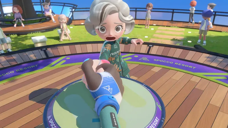 He jugado a Nintendo Switch Sports Resort y ha sido como retroceder en el tiempo a la maravillosa época de Wii... pero con guerras de pulgares