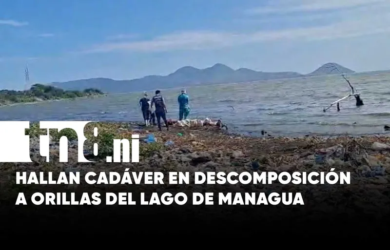 Hallan cuerpo de ciudadano desconocido en las costas del Lago de Managua