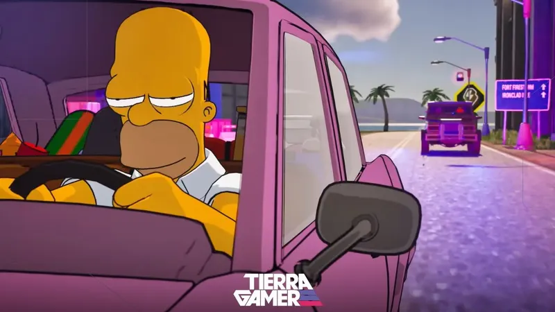 Fortnite tendrá a Los Simpson en Unreal Editor para que hagas tu propio Hit & Run