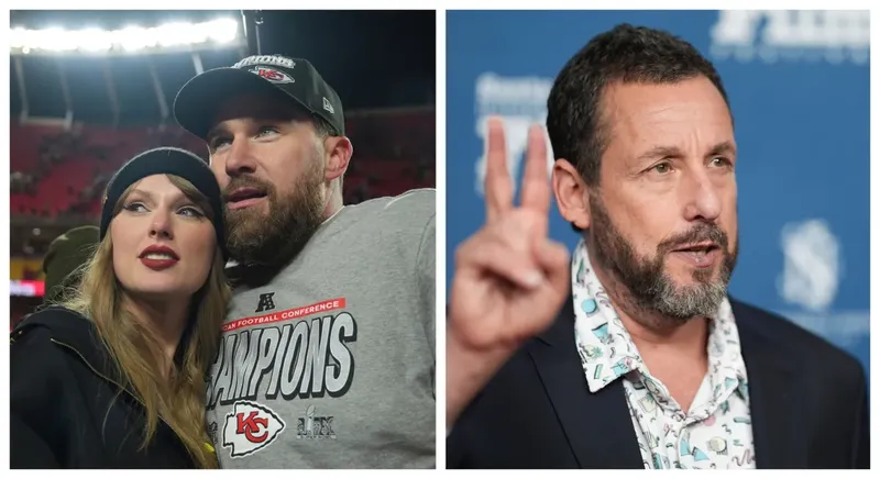 ¡Adam Sandler oficia la boda de Taylor Swift y Travis Kelce en el Madison Square Garden!