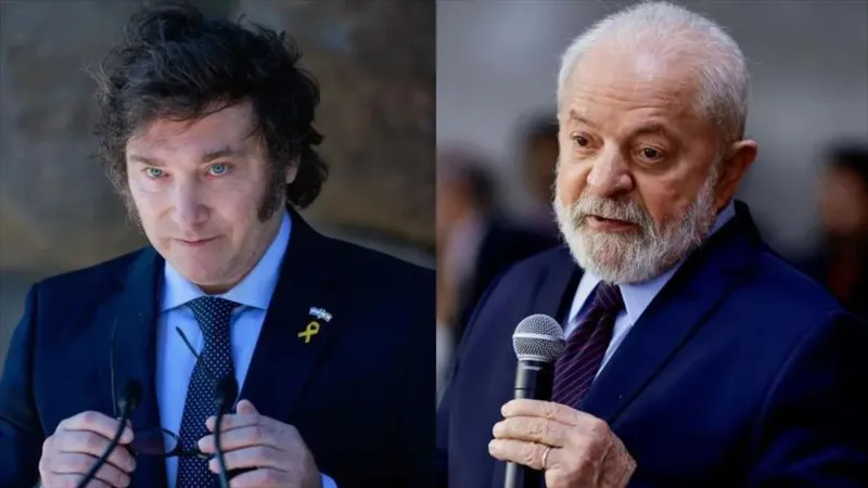 Brasil retira a su embajador en Argentina por insultos de Milei a Lula