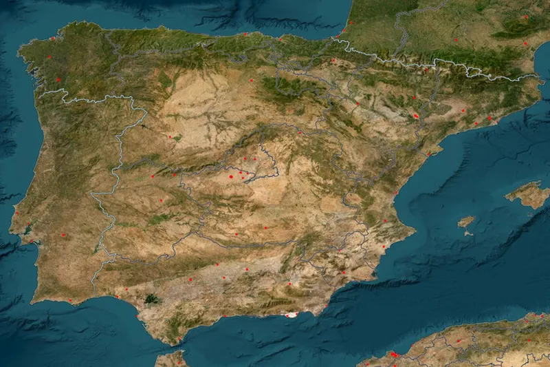 Las imágenes por satélite de la NASA permiten ver los incendios de España en tiempo real. Ya es alarmante y aún no ha llegado el verano