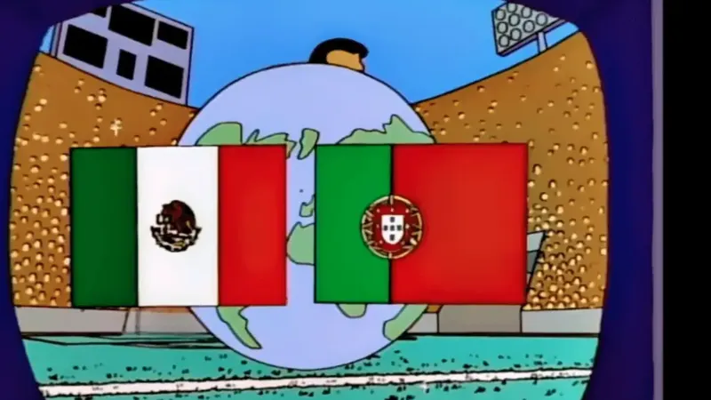 ¿México y Portugal en la final del Mundial? Este es el episodio de Los Simpson que vuelve a encender teorías en redes