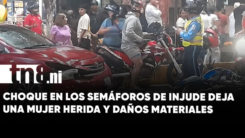 Conductor en aparente estado de ebriedad provoca accidente de tránsito, en Managua