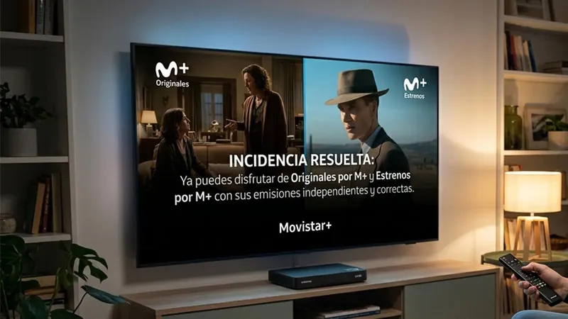 Dos canales de Movistar Plus emitían lo mismo y la plataforma ya ha solucionado el error
