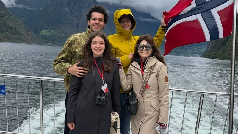 Itatí Cantoral abre el álbum de sus inolvidables vacaciones con sus hijos en Noruega