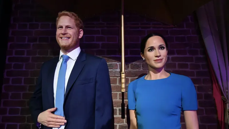 El regreso del príncipe Harry y Meghan Markle al Reino Unido provoca una inesperada reacción del museo de cera