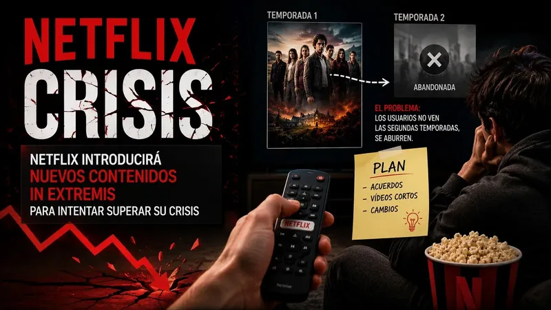 Netflix ha firmado nuevos acuerdos para añadir más contenido: están sufriendo una crisis y necesitan soluciones