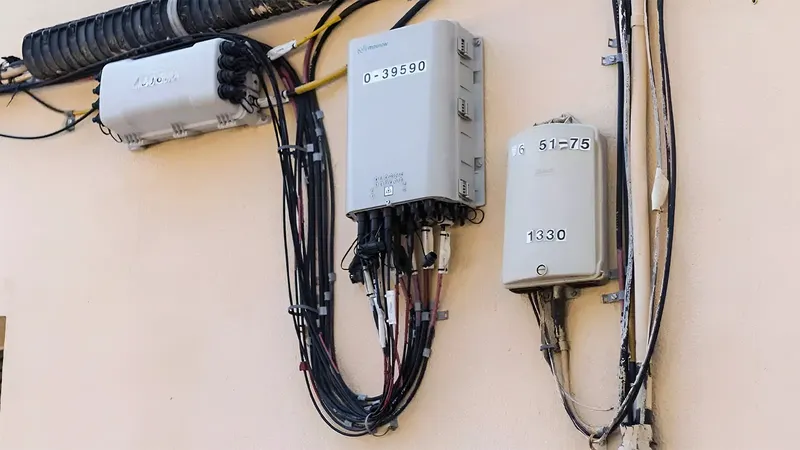 Los cables del viejo ADSL siguen colgando en muchas fachadas: así puedes pedir que los quiten