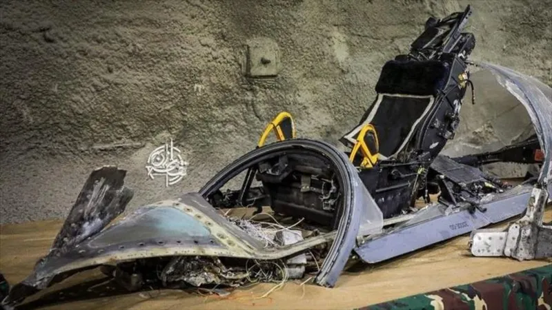 Irán exhibe restos de F-15 y otros aviones de EEUU e Israel derribados