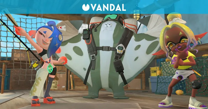 Reserva Splatoon Raiders en GAME y consigue un set exclusivo de llaveros del clan Surimi