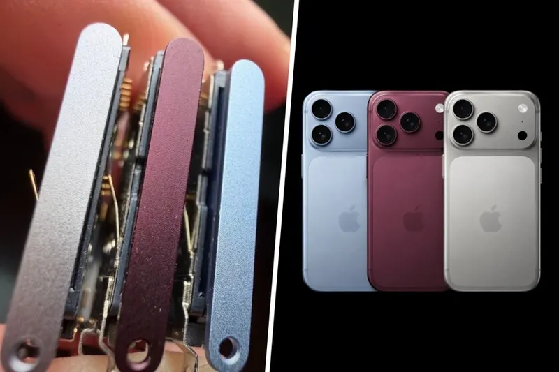 Aparecen las bandejas SIM del iPhone 18 Pro con tan solo tres colores