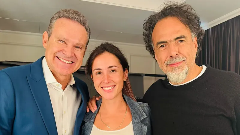 Alejandro González Iñárritu queda impactado con el profesionalismo de Hanna, hija de Alan Tacher