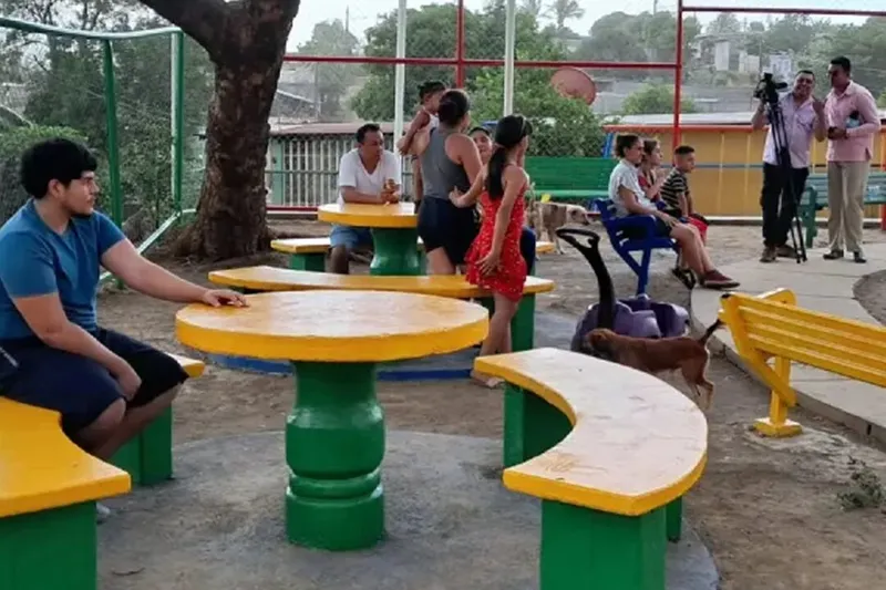 Inauguran nuevo parque recreativo en el barrio Nueva Nicaragua