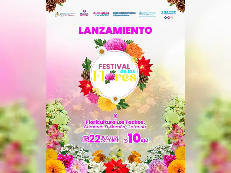 Lanzamos los Festivales de las Flores, desde la Finca “Los Tachos”